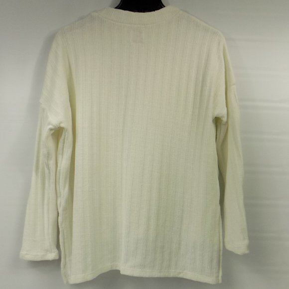 LoveLA Eva White Long Sleeve Sweater NWT Multiple Sizes - Picture 5 of 9